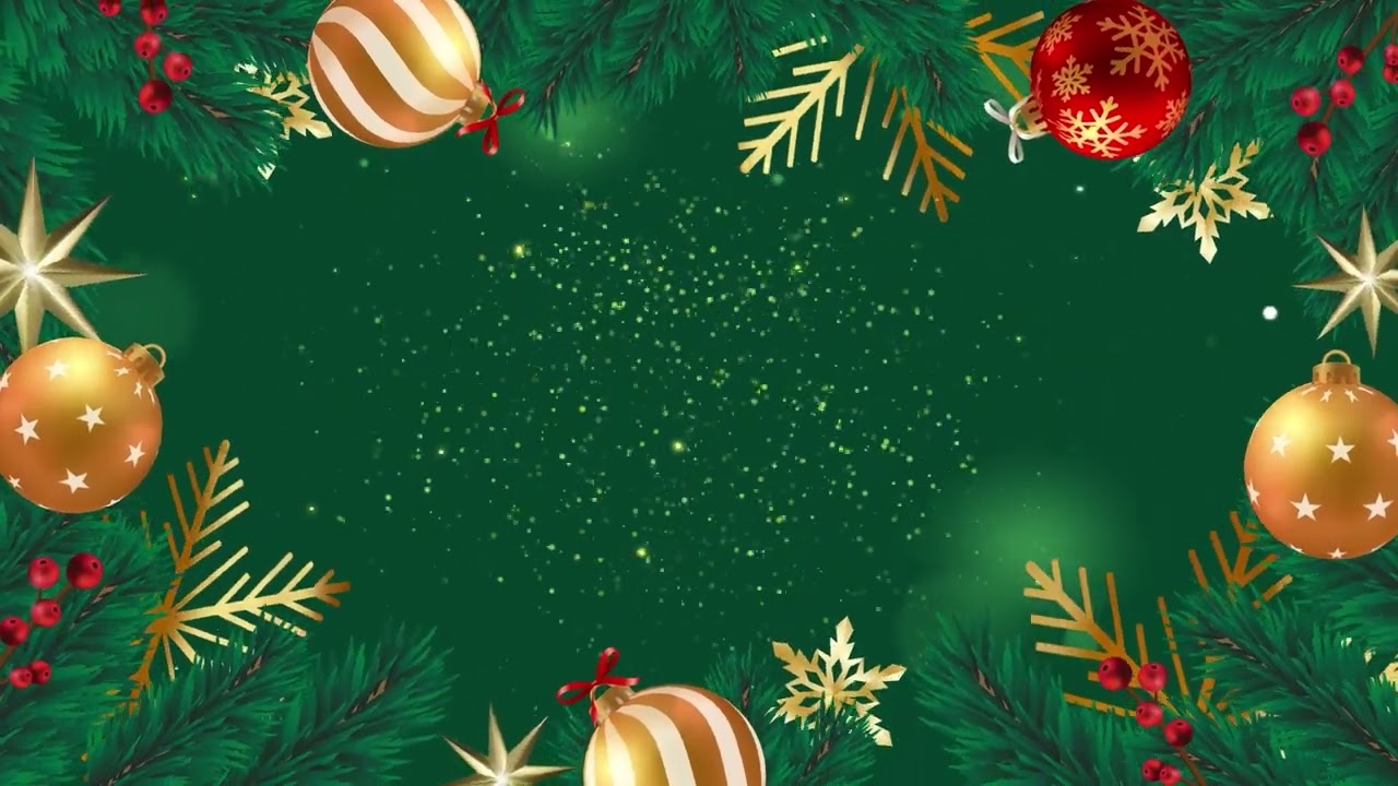 Green Screen Graphics | Christmas Background | HD 1080P