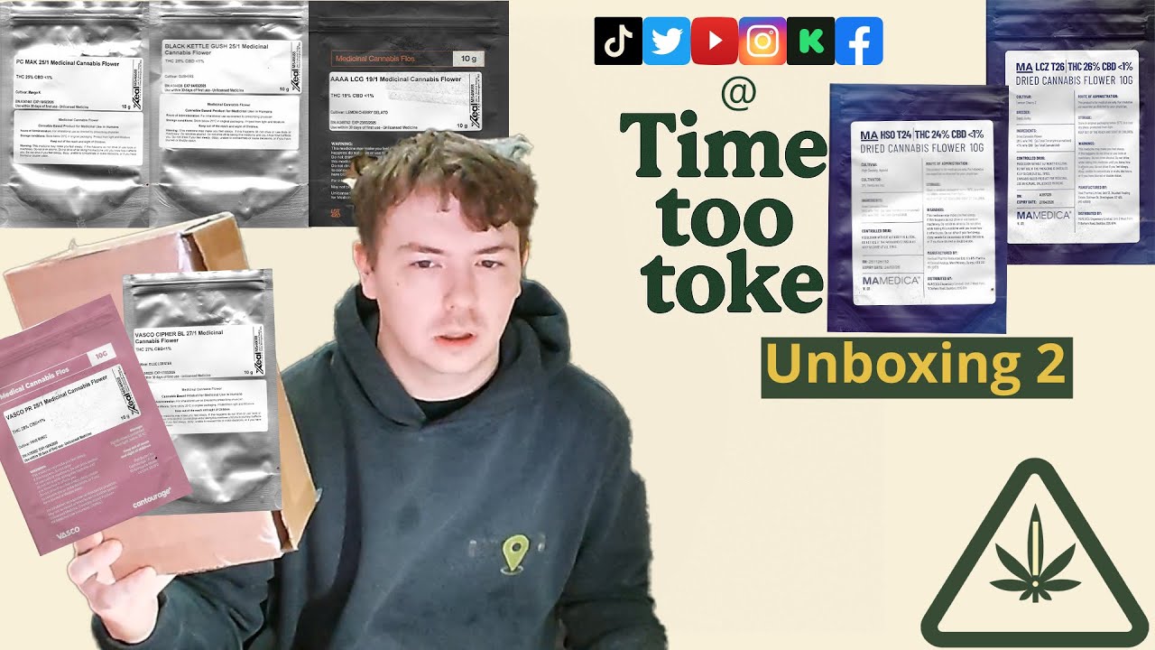 Delivery Day 2- Medicinal Cannabis unboxing and initial thoughts. #medicalcannabis #cannabisreview