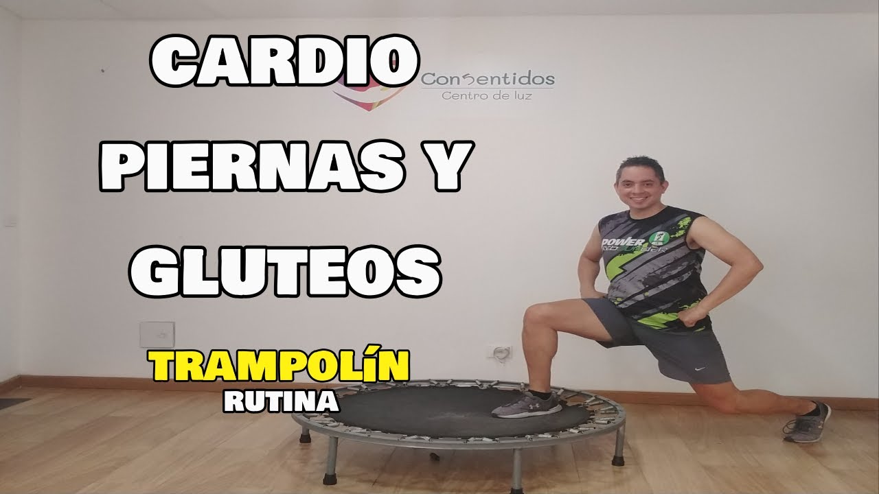 PIERNAS🦵🦵 Y GLUTEOS🍑 DE ACERO EN TRAMPOLÍN