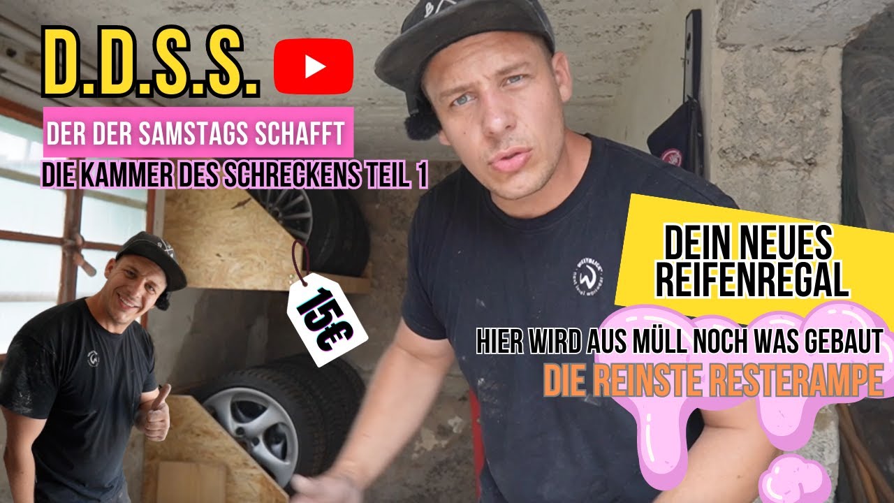 Reifenregal für 15€ Auch für Porscheräder geeignet. So einfach kannst du das auch.