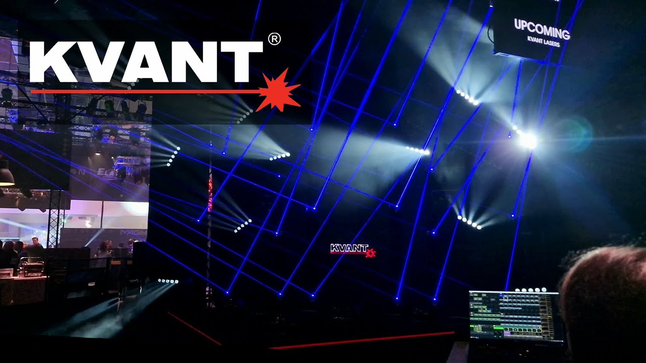 Kvant - Lasershow 4K (Prolight & sound 2022 Frankfurt)