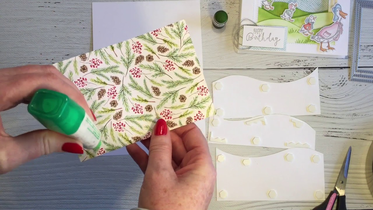 Multi Die Cut Method Card using Fable Friends Stamp