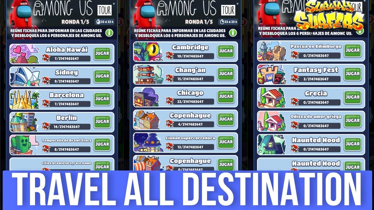 Subway Surfers Travel All Updates Inside the Among Us Map