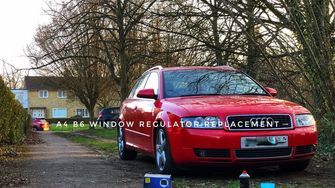 A4 B6 window regulator replacement