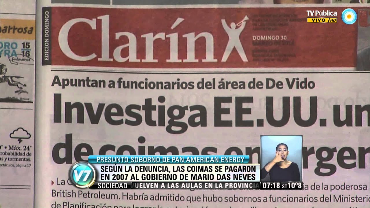 Visi&oacute;n 7: Presuntas coimas salpican a Bulgheroni y Das Neves