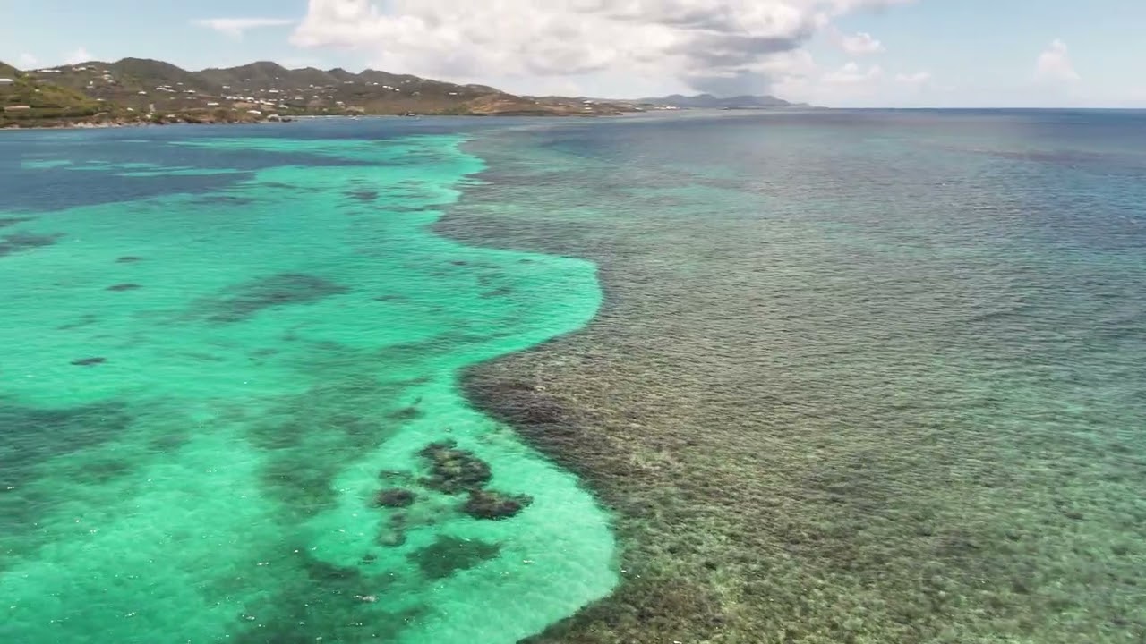 Open water flight of my drone in east end St Croix.