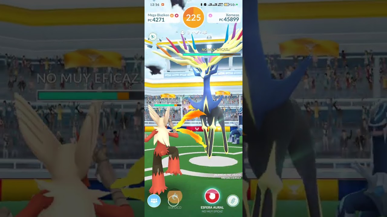 Derrotando a xerneas entra 3 jugadores con el equipo del equipo #pokemongo #pokemon 