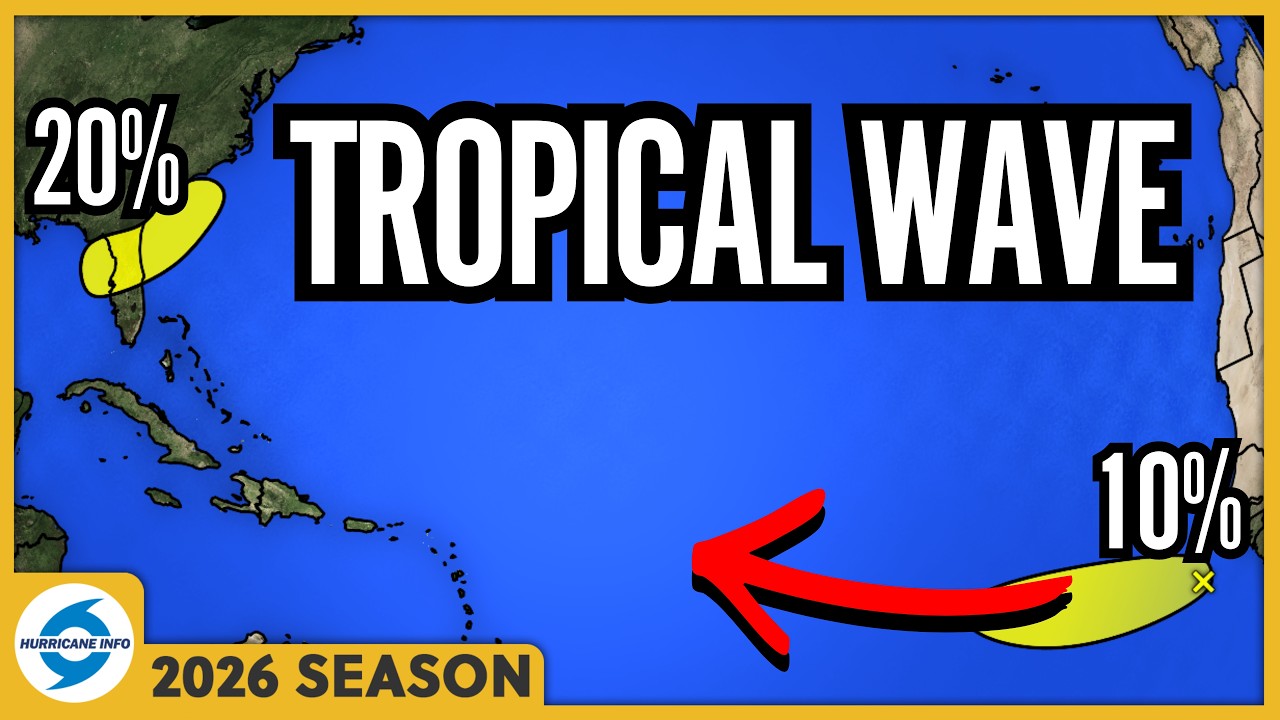 Tropical Wave with Chances of Development. Area Near Florida, Georgia, and South Carolina.