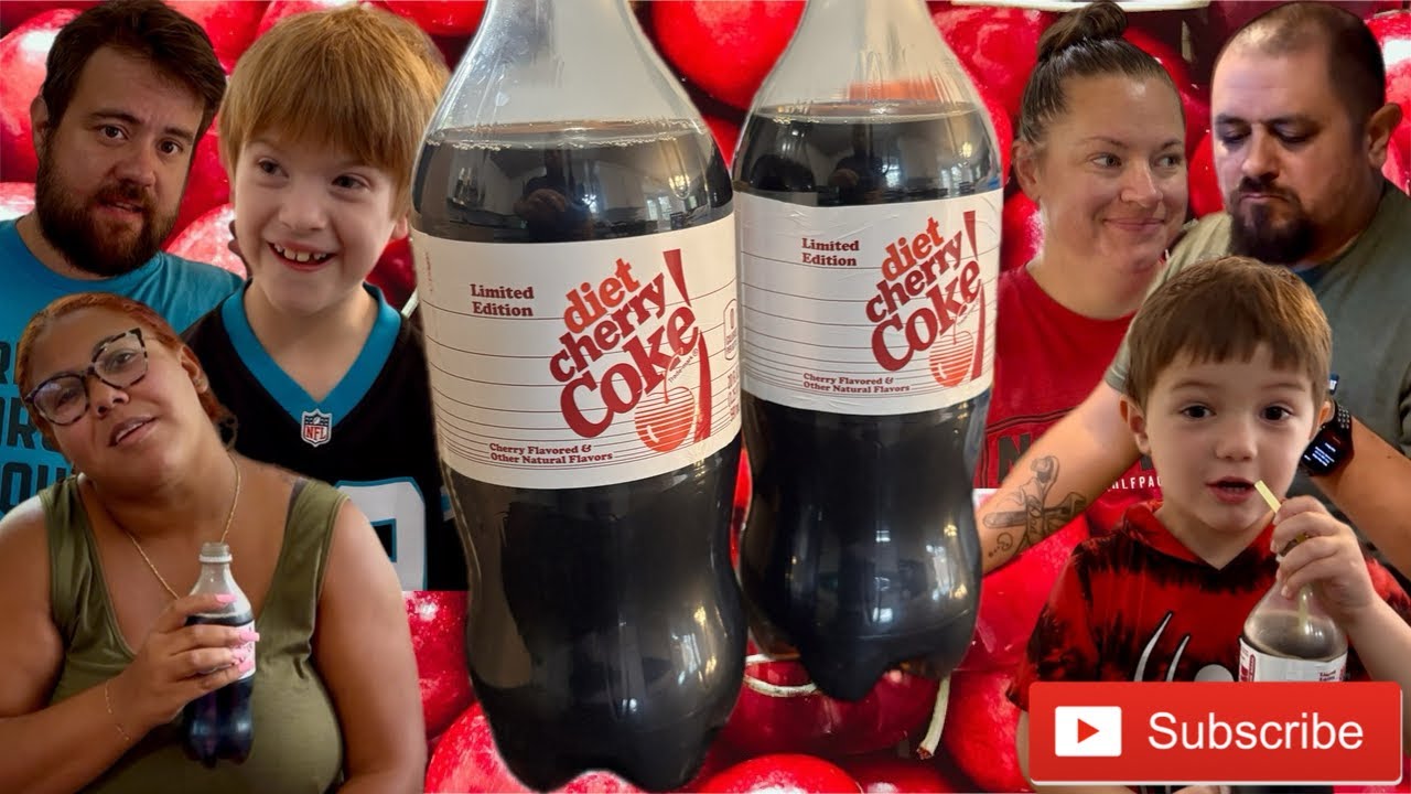 Limited Edition - diet cherry coke - Taste Test & Review!