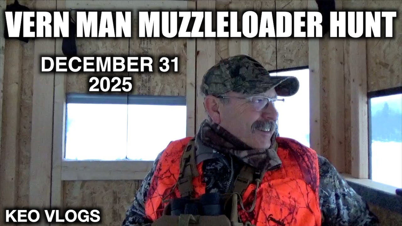 Big Doe Down With Vern Man Muzzleloader Hunting