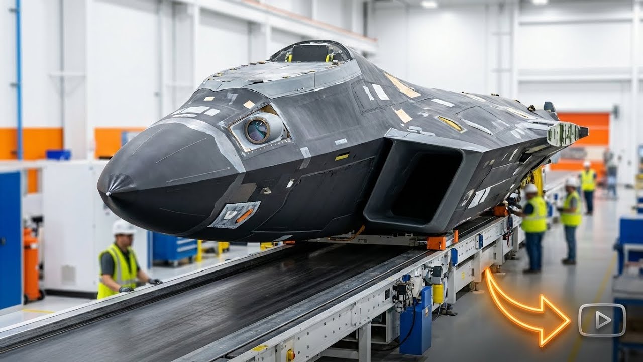 Inside the Factory: F-22 Raptor IRST Sensor Integration & Stealth Livery