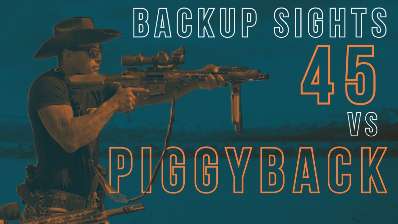 Backup Sight Setup - Canted vs 12 O’Clock