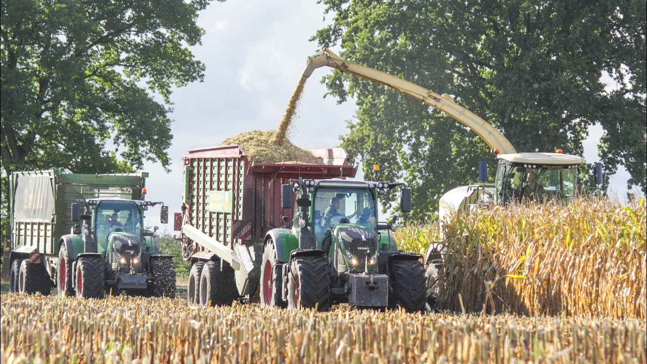 Maisernte 2022 | Vollgas beim Maishäckseln mit Fendt/ John Deere/ Krone/ Valtra