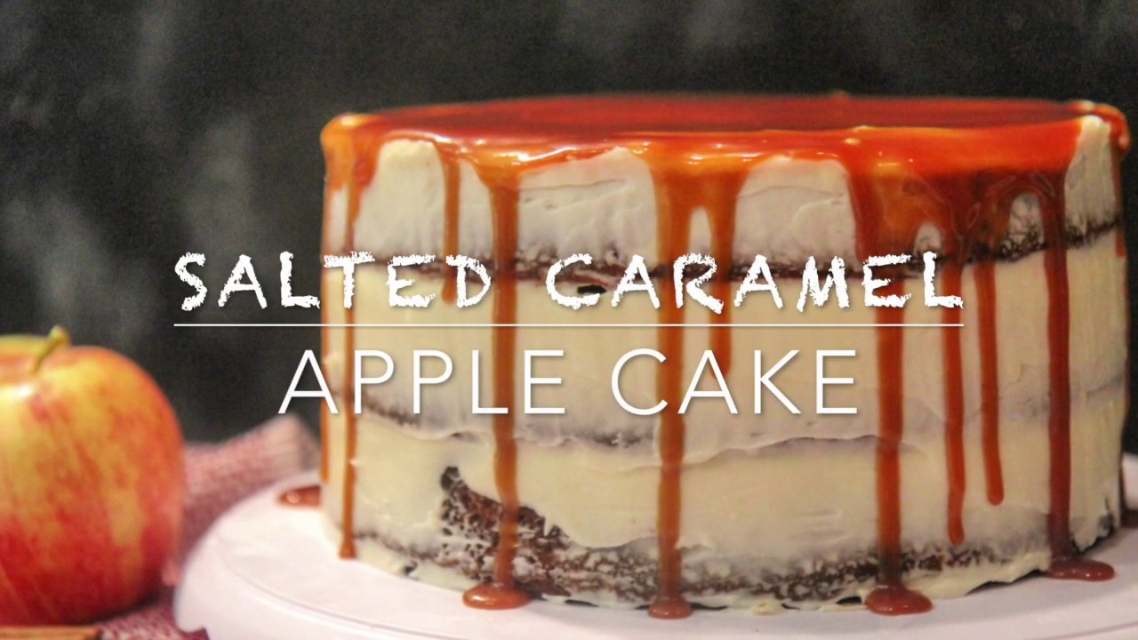 Salted Caramel Apple Cake