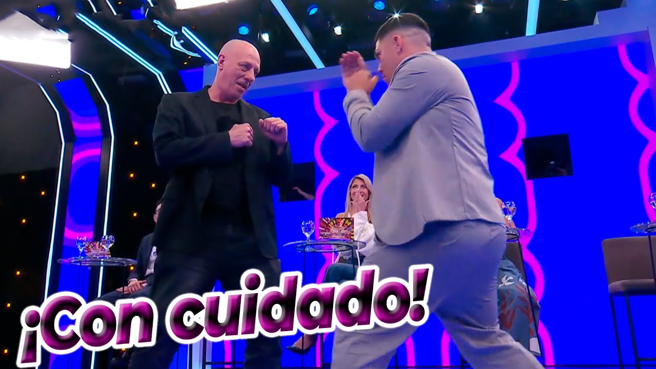 Yayo Guridi se anim&oacute; a pelear con el boxeador Brian Casta&ntilde;o para la demostraci&oacute;n de una pregunta