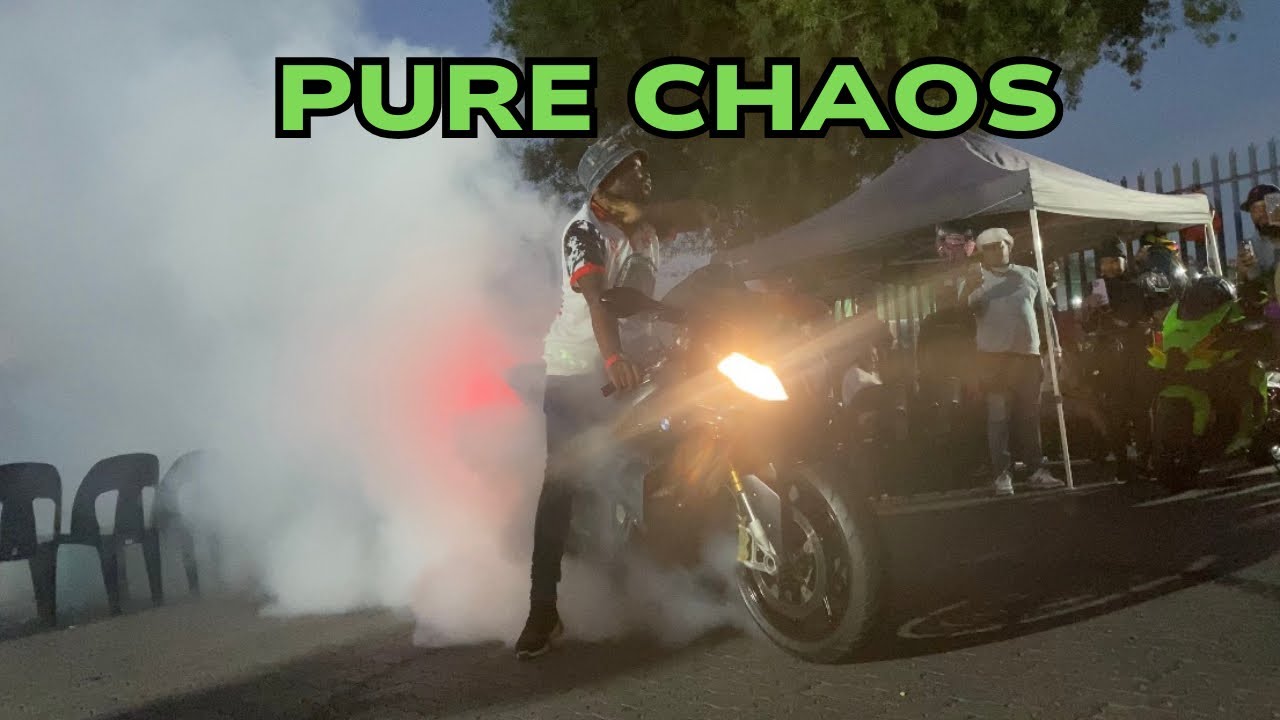 Closing night CHAOS | BMW S1000RR 6th gear burnout