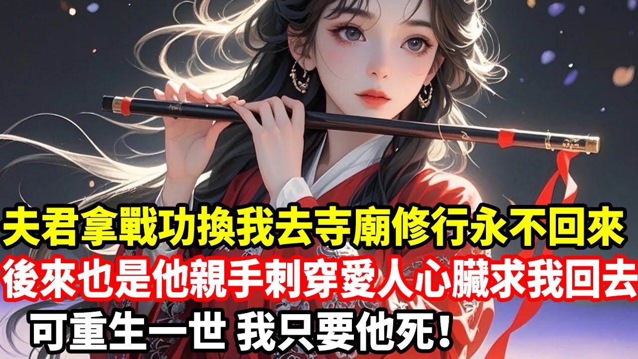 夫君拿戰功換我去寺廟修行永不回來，後來也是他親手刺穿愛人心臟求我回去，可重生一世，我只要他死！