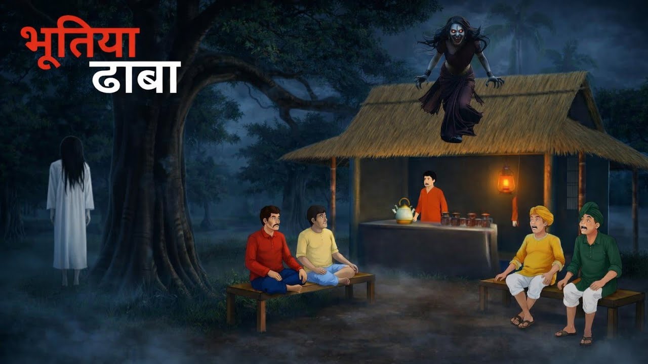 शेओड़ा का भूत | Hindi Horror Story | Village Horror Story | Horror Cartoon Story