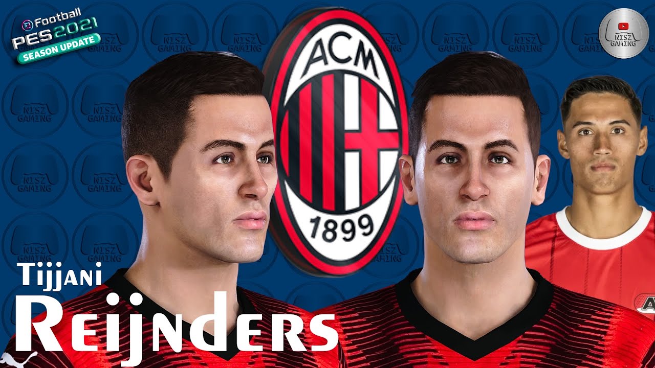 How to create Tijjani Reijnders PES 2021 AC Milan | Face Build | PES 2020 | NISZ Gaming