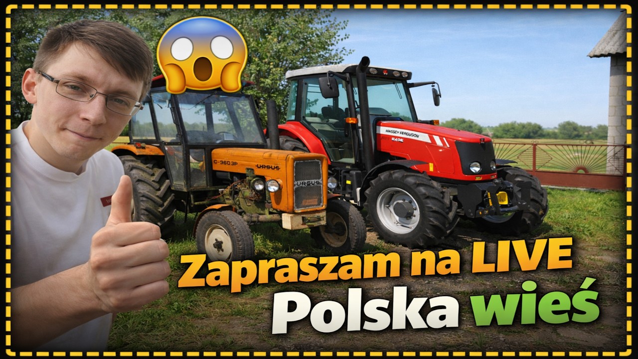 🔴 FS22 LIVE 🌾 Na Polskiej wsi, na Baryczu 🚜Wbijajcie! 🔥