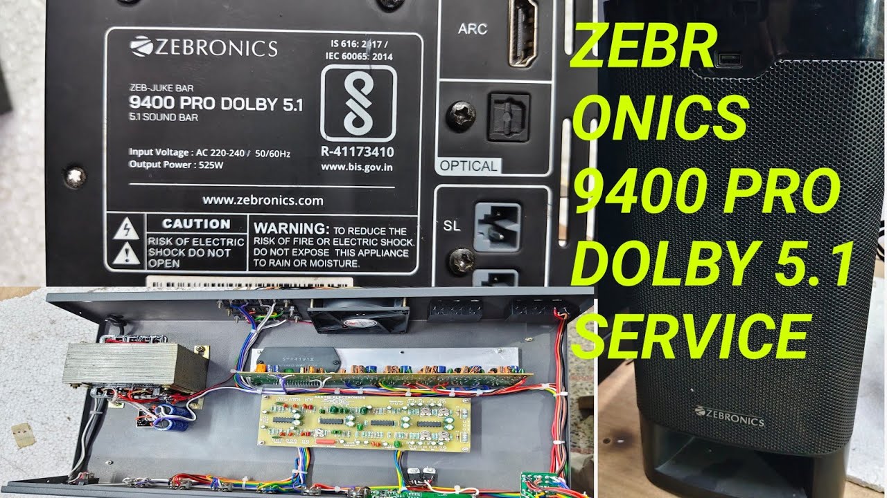 #Zebronics 9400 pro #Dolby #5.1#home theatre subwoofer Tamil #e tech tamil #home theatre repair