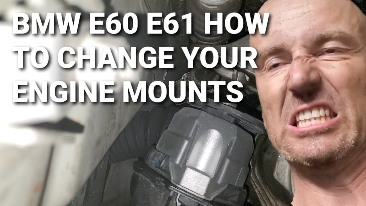 BMW E60 E61 How to Replace Engine Mounts