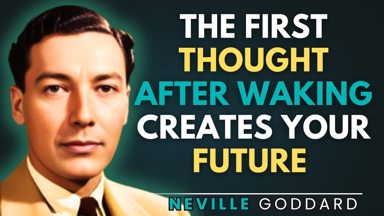 The First Thought After Waking Creates Your Future #nevillegoddard#lawofassumption#morningmotivation