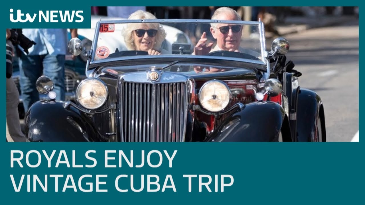 Charles and Camilla hit the road in vintage MG during Cuba visit | ITV News