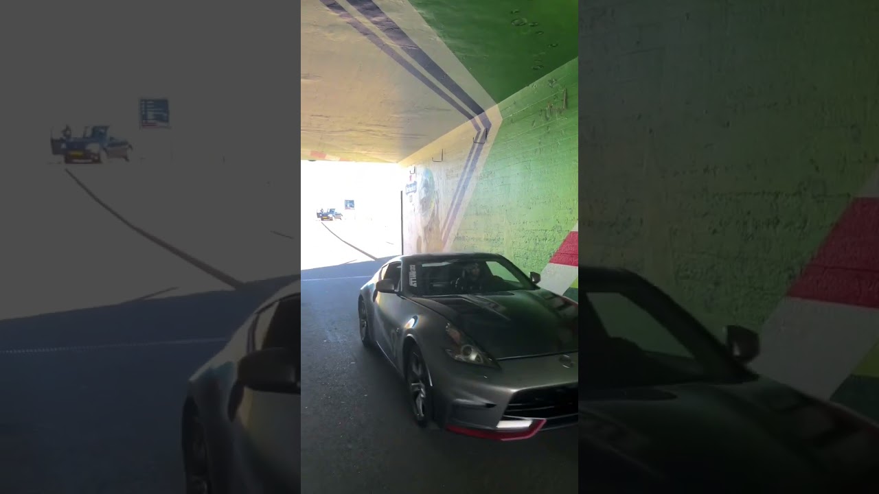 370z CRAZY LOUD ACCELERATION straight pipe !! #crazy #nissan #shorts