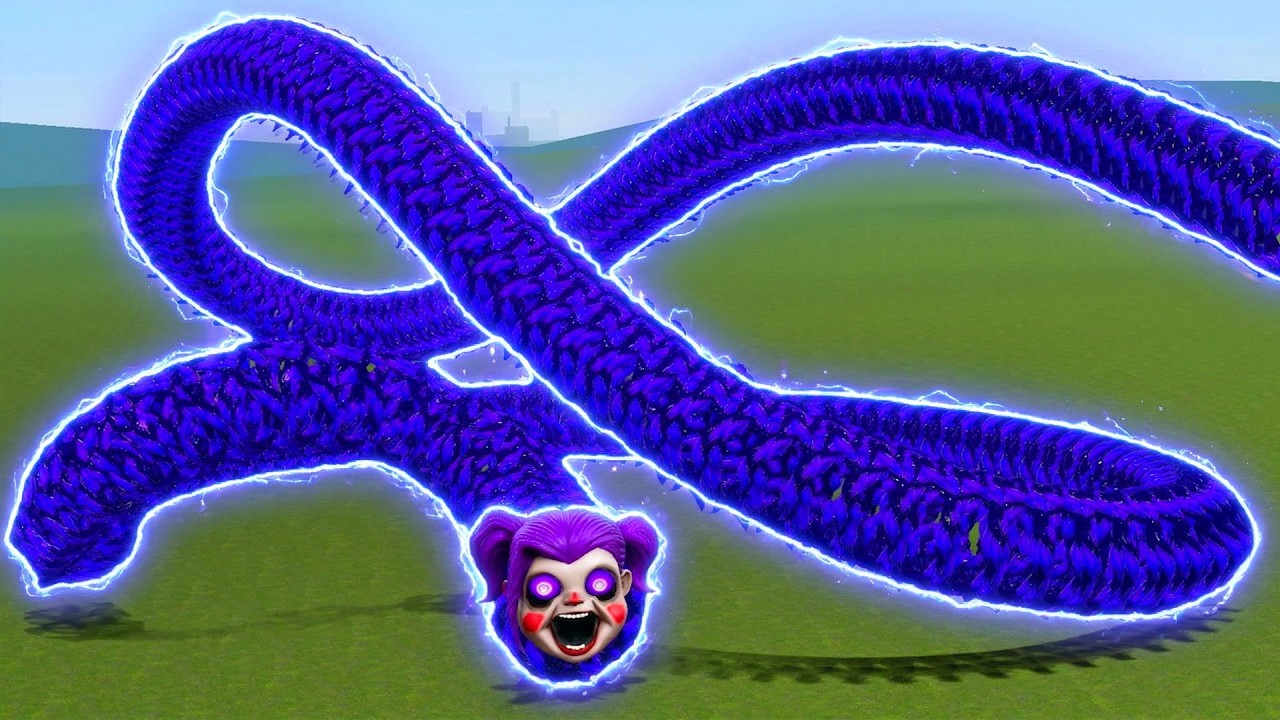 THE GIANT HUNGRY WORM LILY LOVE BRAIDS IS CHASING US… Can We Escape? In Garry’s Mod
