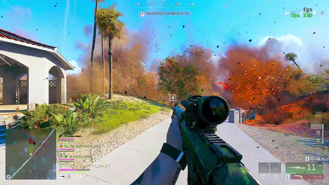 TUMBANDO SAPOS EN LE BF6