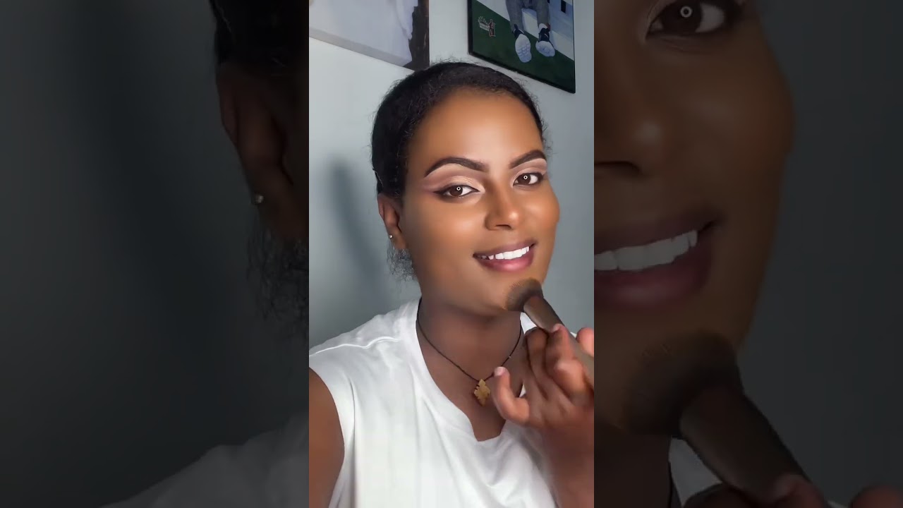 Cateye makeup look #habesha #eritrian #makeuptutorial #grwm #makeupartist #bridalmakeup