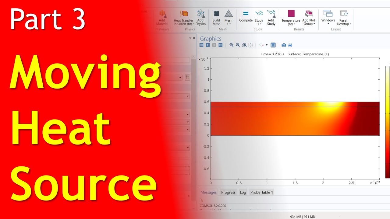 How to model a moving laser heat source in COMSOL Multiphysics | Lasers, Heat transfer - Part 3