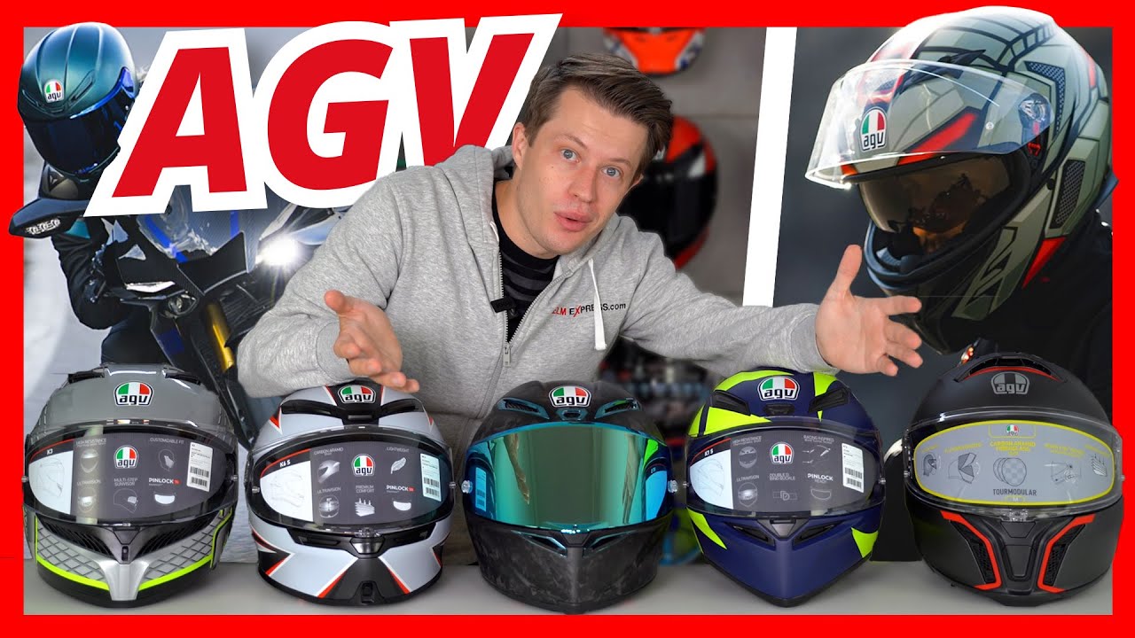 AGV Modellübersicht 2023 - Extrem sportliche Motorradhelme aus Italien ⛑️🇮🇹 Pista GP RR, K6S & Co.
