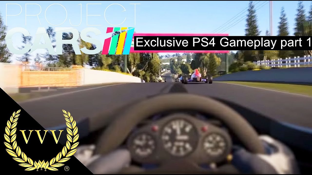 Project Cars Exclusive PS4 Gameplay part 1