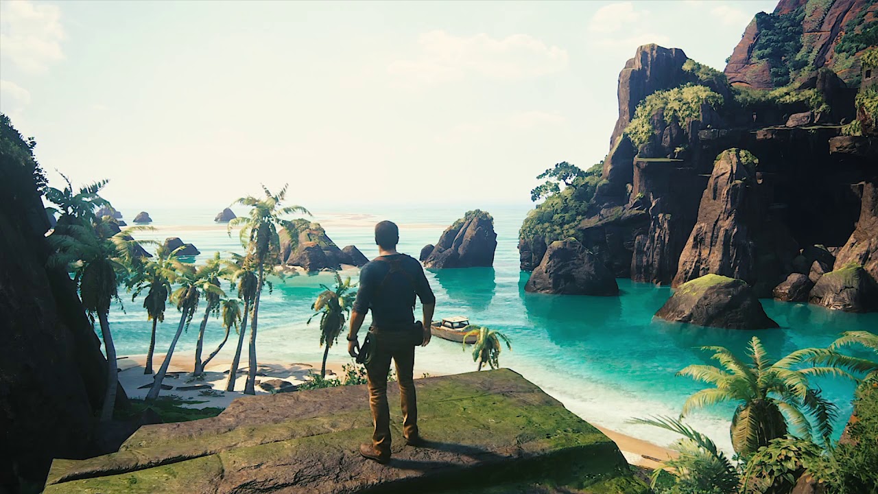 Uncharted 4 - Tropical Island Ambiance (footsteps, birds, wind, waves)