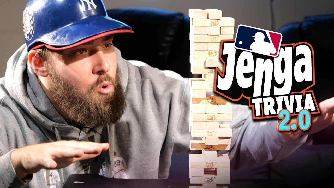 Most INSANE Jenga ever?! | MLB Jenga Trivia