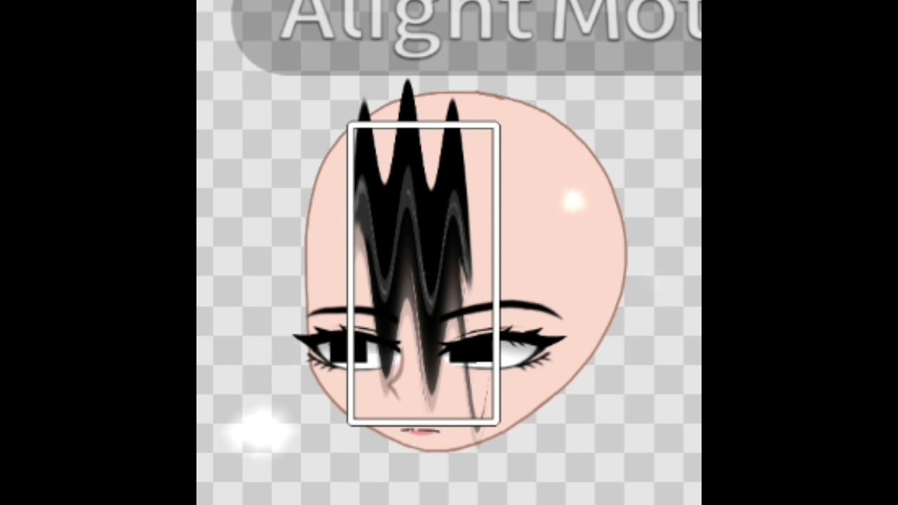 How To Animate Hair in Alight Motion 🫡#squidgame #music  #gachatrend #gachaedit #fyp #alightmotion