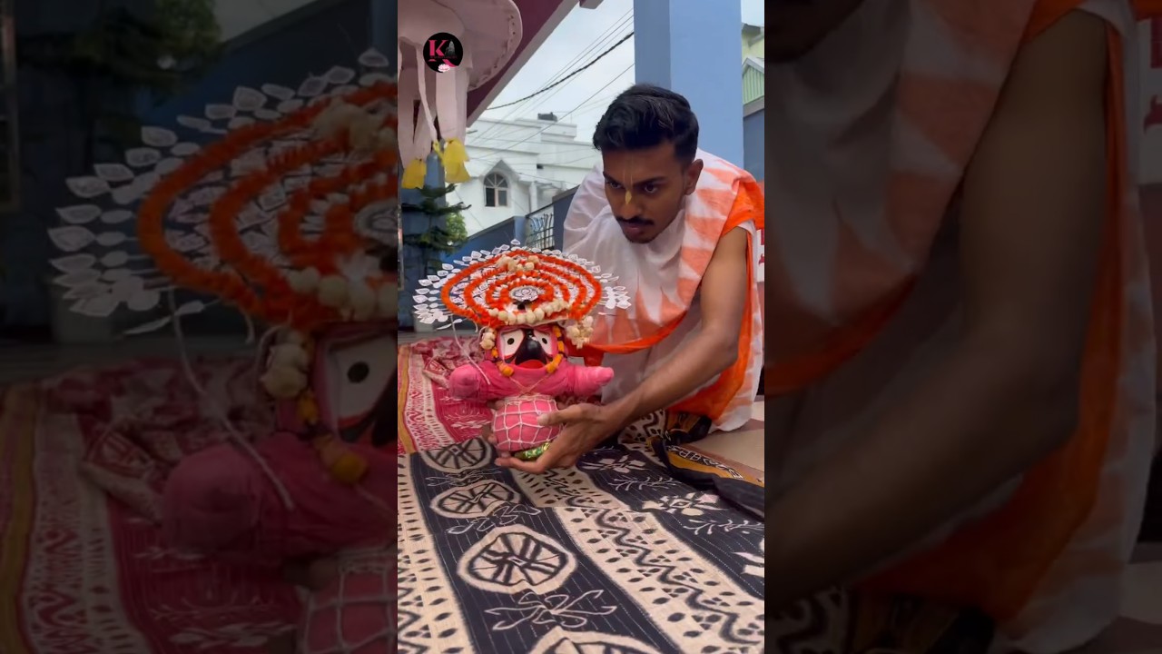 Pahandi Bije of their Lordships on Snan Purnima Mohatsav ❤️❤️🙏🏻 #devotional #jagannath #puri