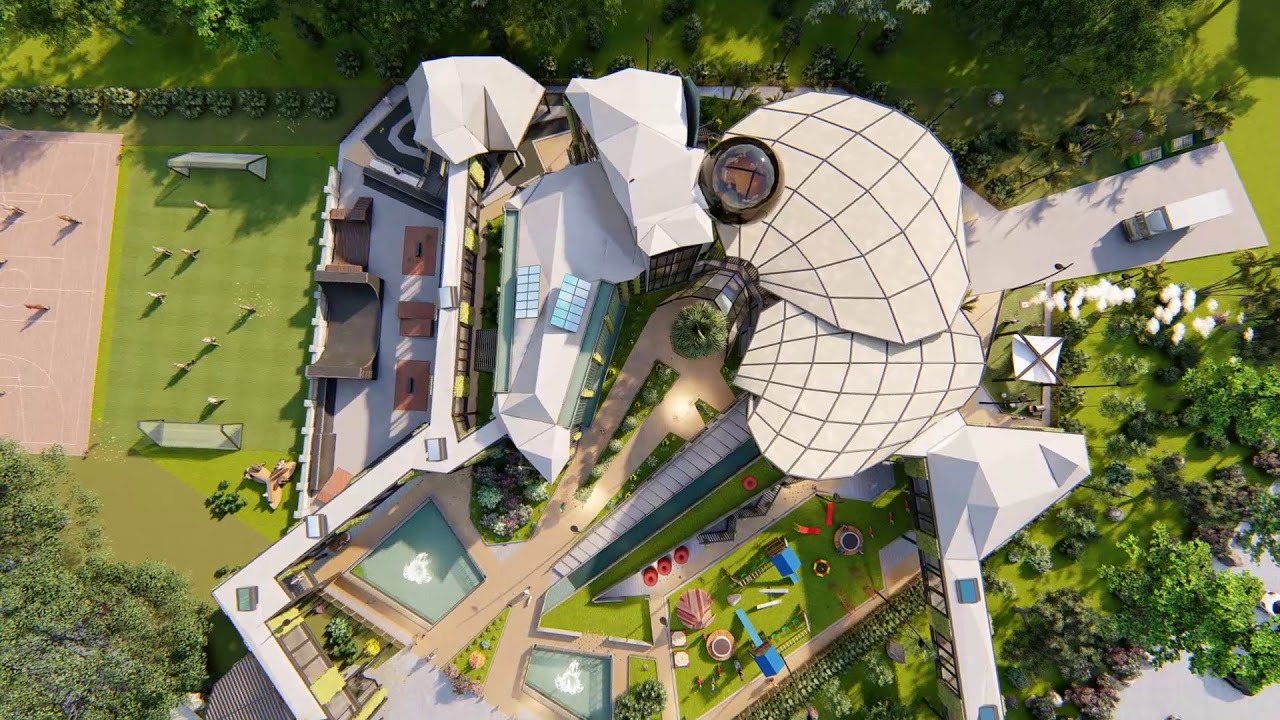 THE PEARL YOUTH CENTER ARCHITECTURE ANIMATION BY HAZIQ JUSRE