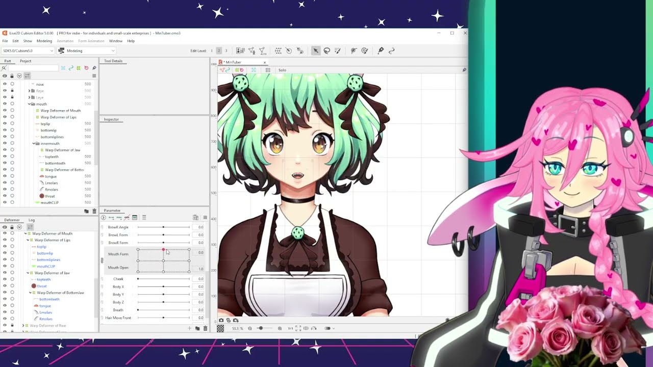 Live2D Rigging while waiting for Kami to play 2v8 with me (I will wait for u!)
