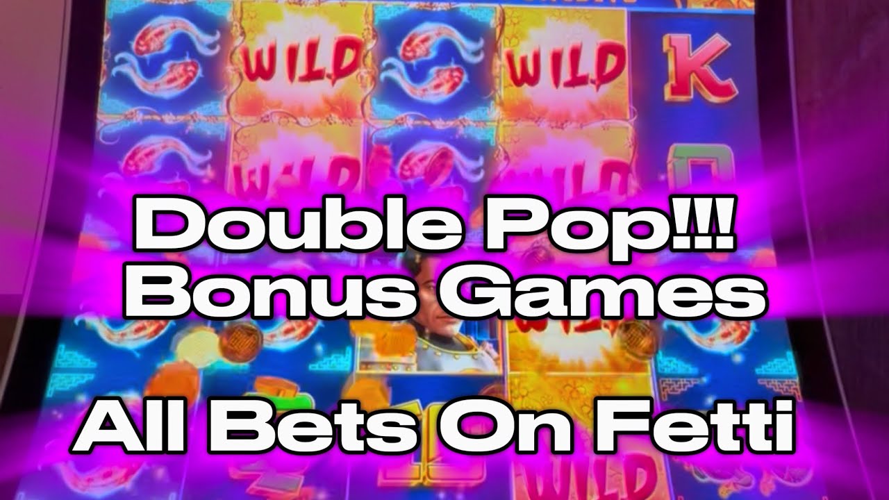 Double Bonus Games + Crazy Line Pays ➡️ Luck Has Arrived!!! | All Bets On Fetti