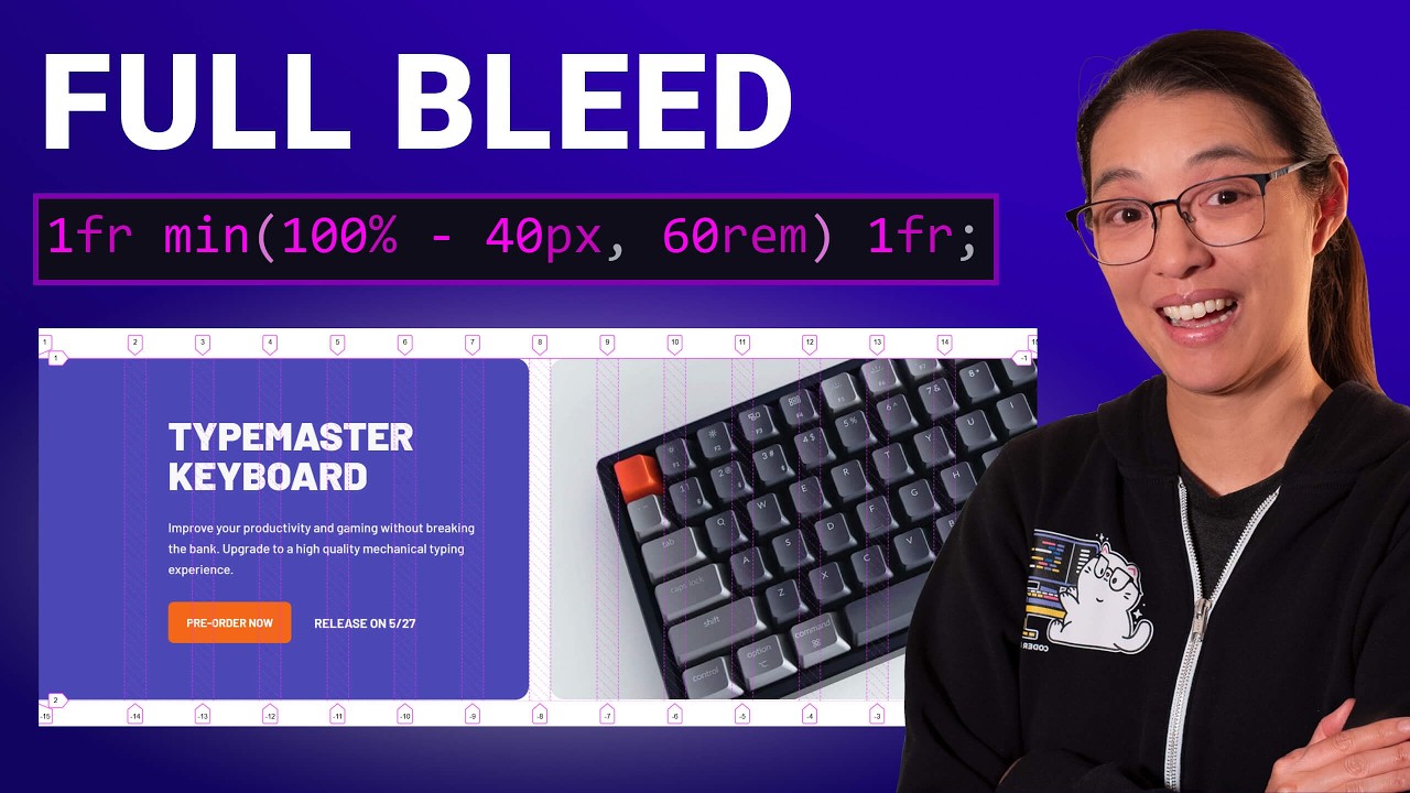 How to make full bleed wrappers with CSS grid