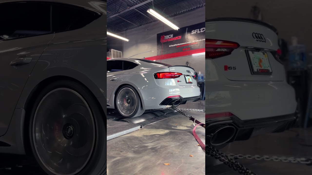 +680HP RS5 ON THE DYNO 🏎️💨 #audi #audirs5