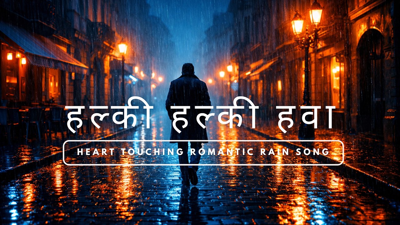 हल्की हल्की हवा ❤️ Monsoon Love Song | Emotional Romantic Hindi Music