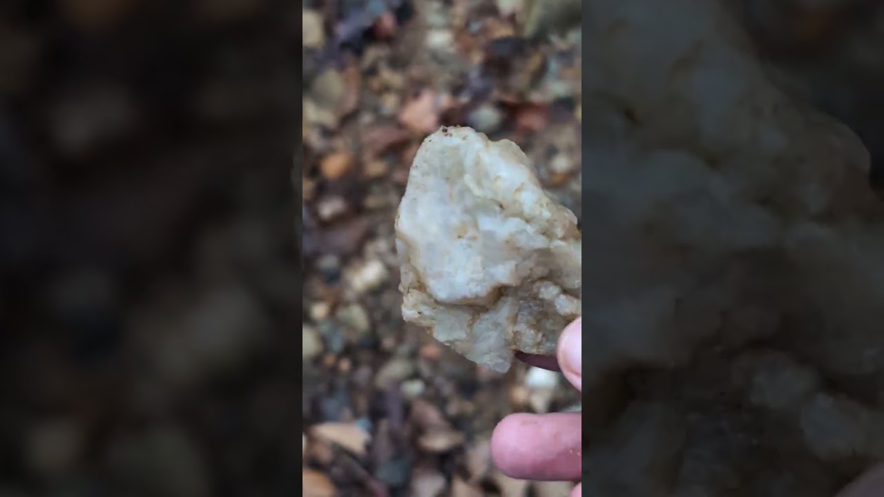 Creek Walk at stone Mtn park. Finding neat rocks.  