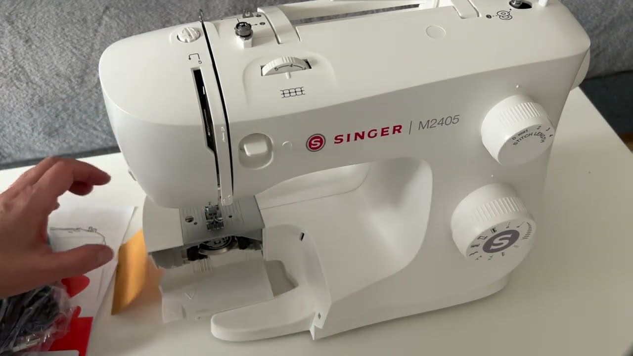 Купила швейную машинку Singer M2405. Распаковка.