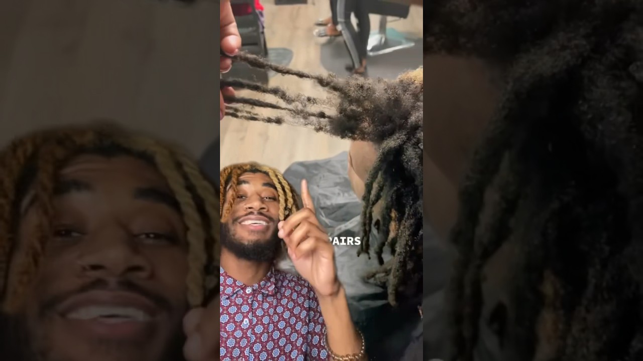 INSANE Loc Repair Transformation #shorts