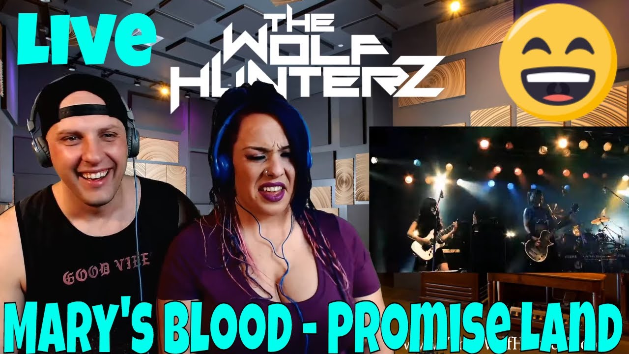 Mary's Blood - Promise Land LIVE At Blaze | THE WOLF HUNTERZ Reactions