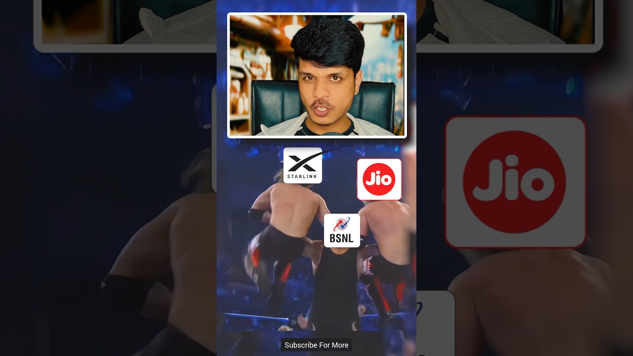 BSNL Second Comeback 🔥& End of Jio,Starlink Satellite Internet War🤣 #jio #starlink #startup #shorts